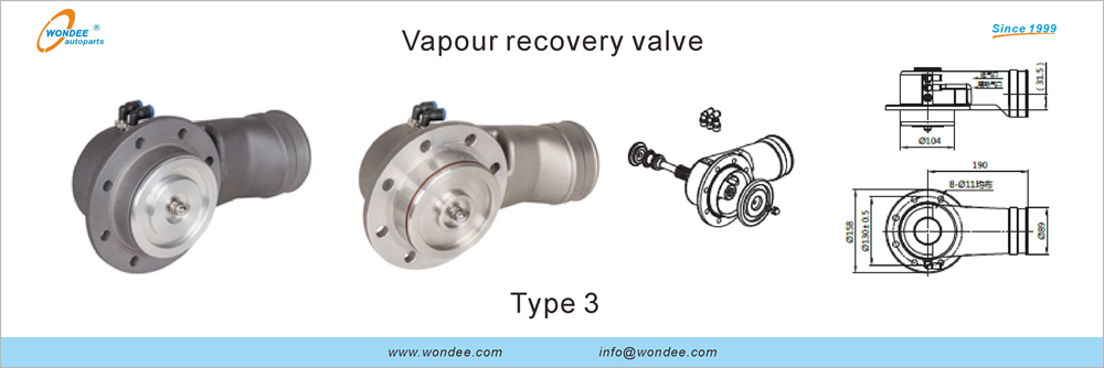 Válvula de recuperación de vapor de Wondee AutoParts (8)