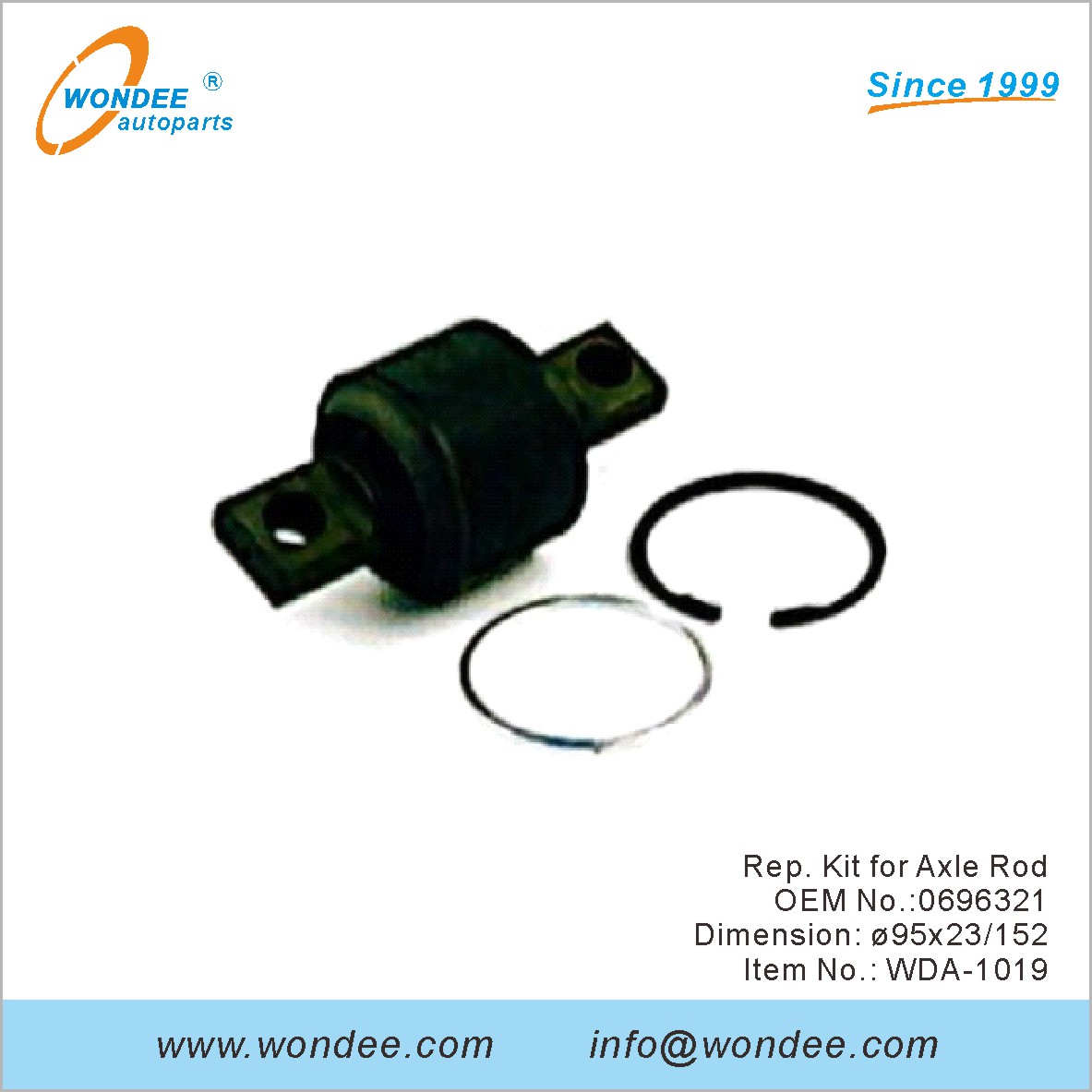 Rep. Kit para la barra de eje OEM 0696321 para DAF de Wondee