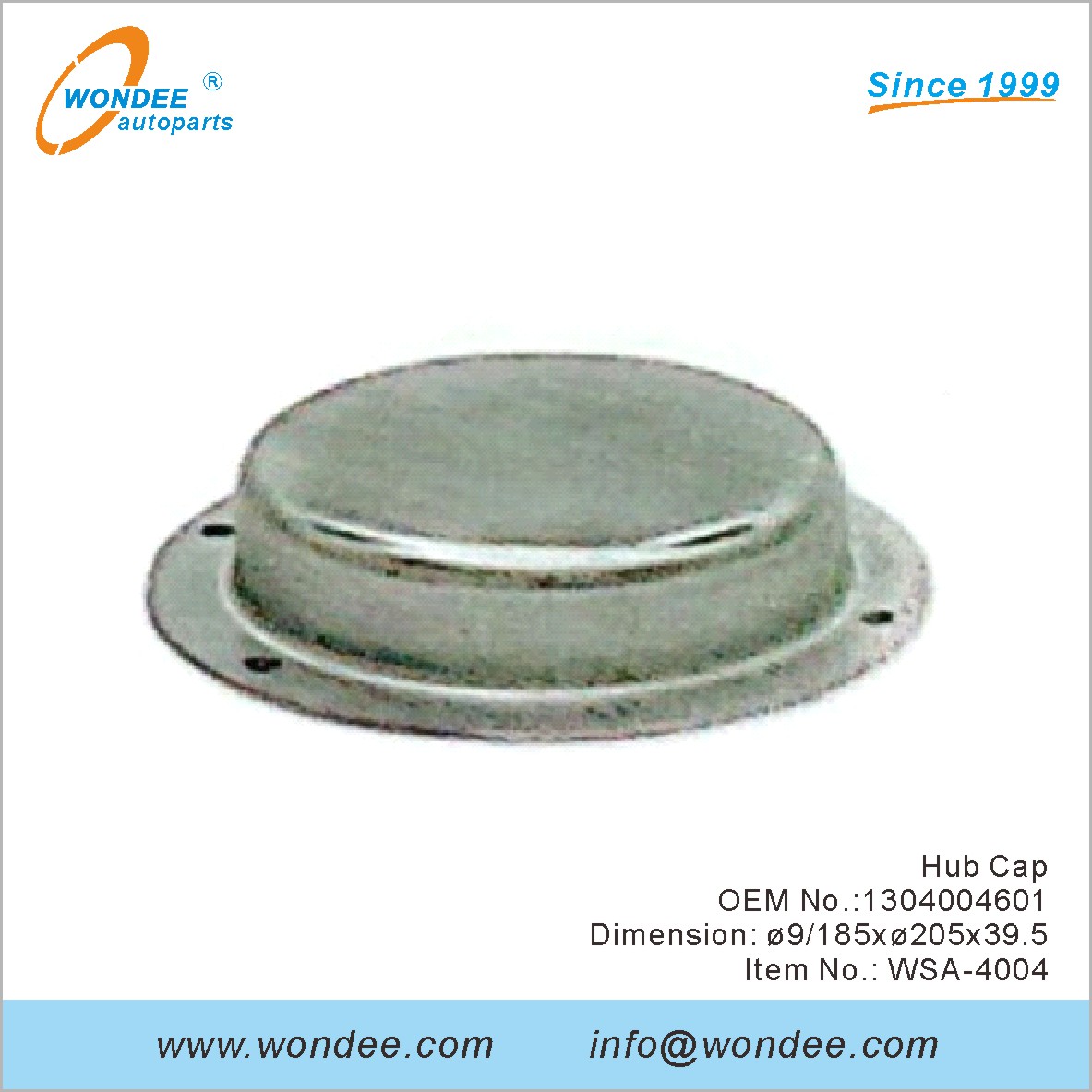 Hub Cap OEM 1304004601 para SAF de Wondee