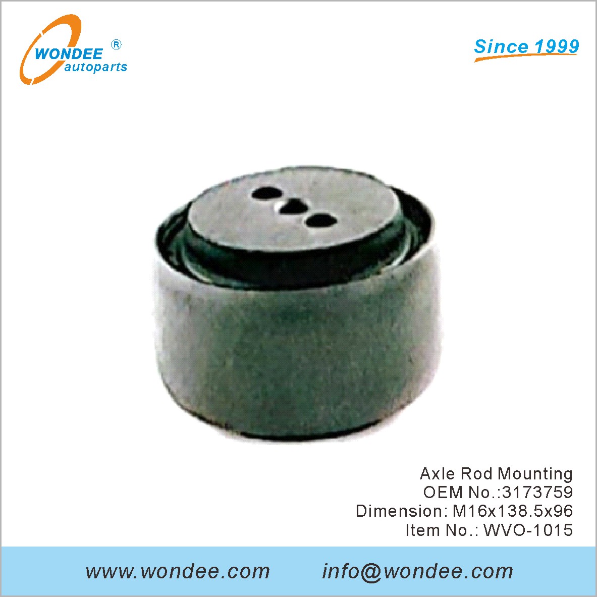 Montaje de la barra del eje OEM 3173759 para Volvo de Wondee