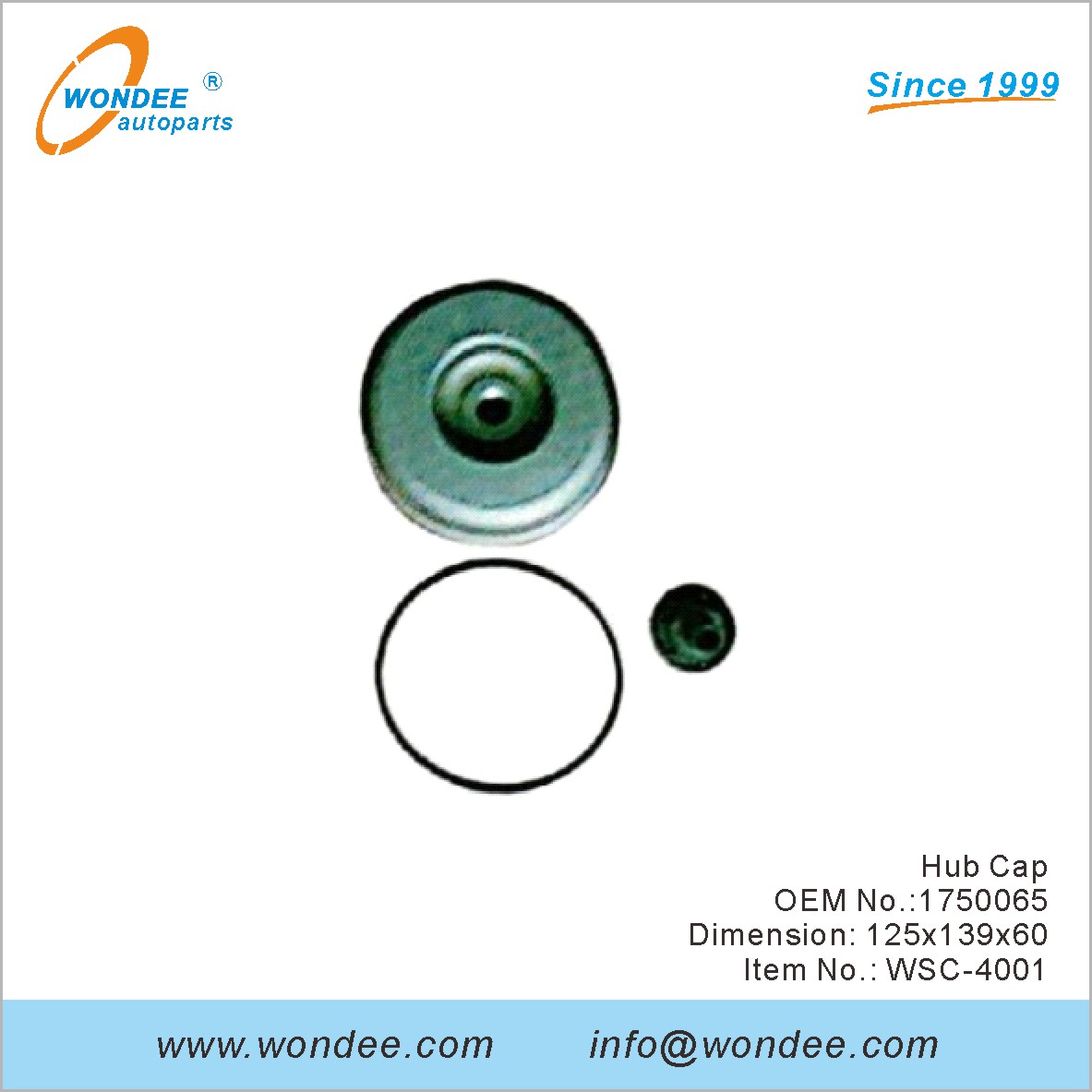 Hub Cap OEM 1750065 de Wondee