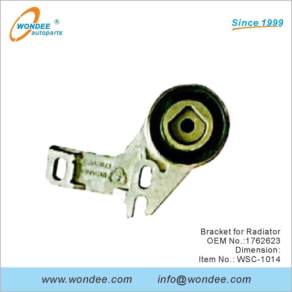 Soporte para el radiador OEM 1762623 de Wondee