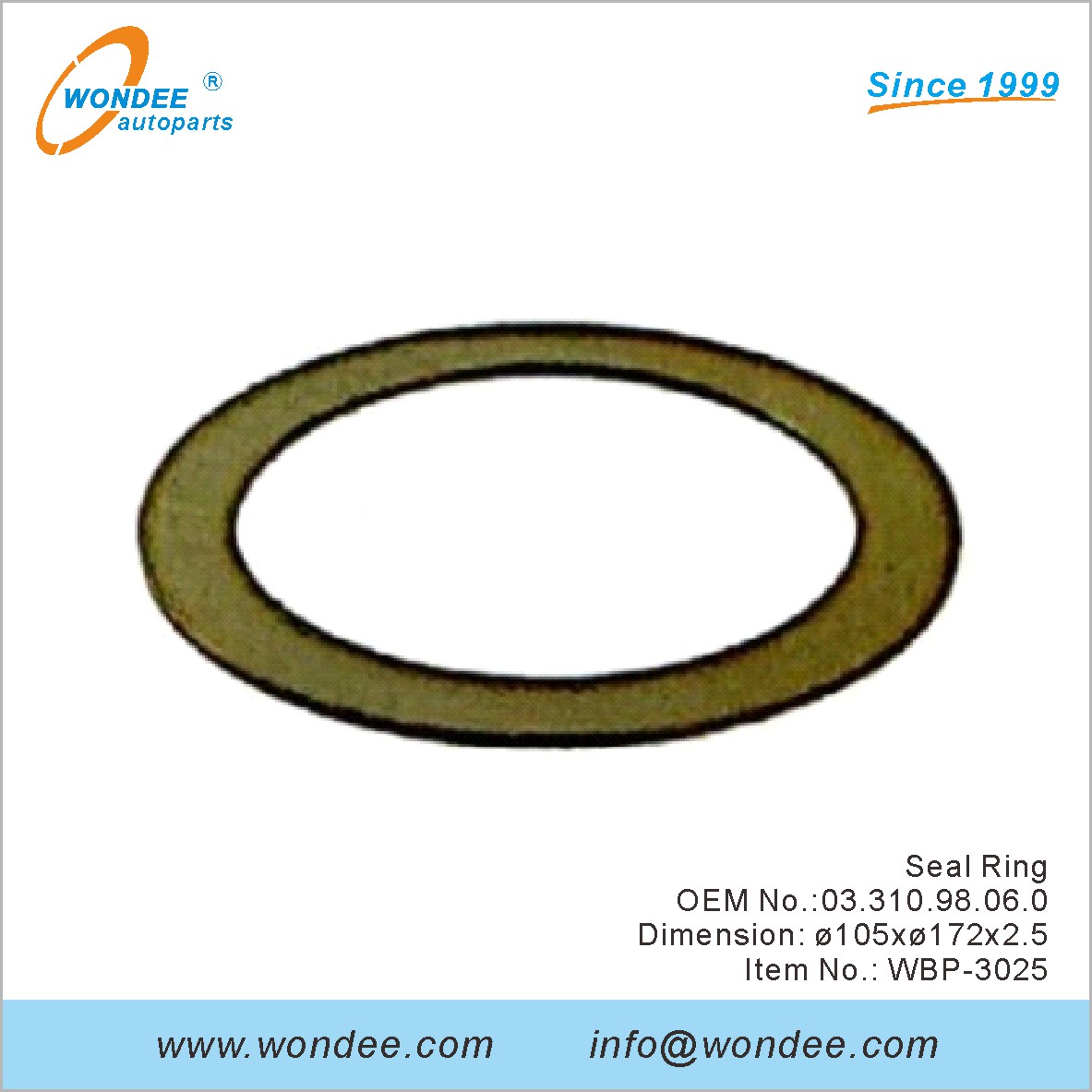SEAL RING OEM 0331098060 para BPW de Wondee