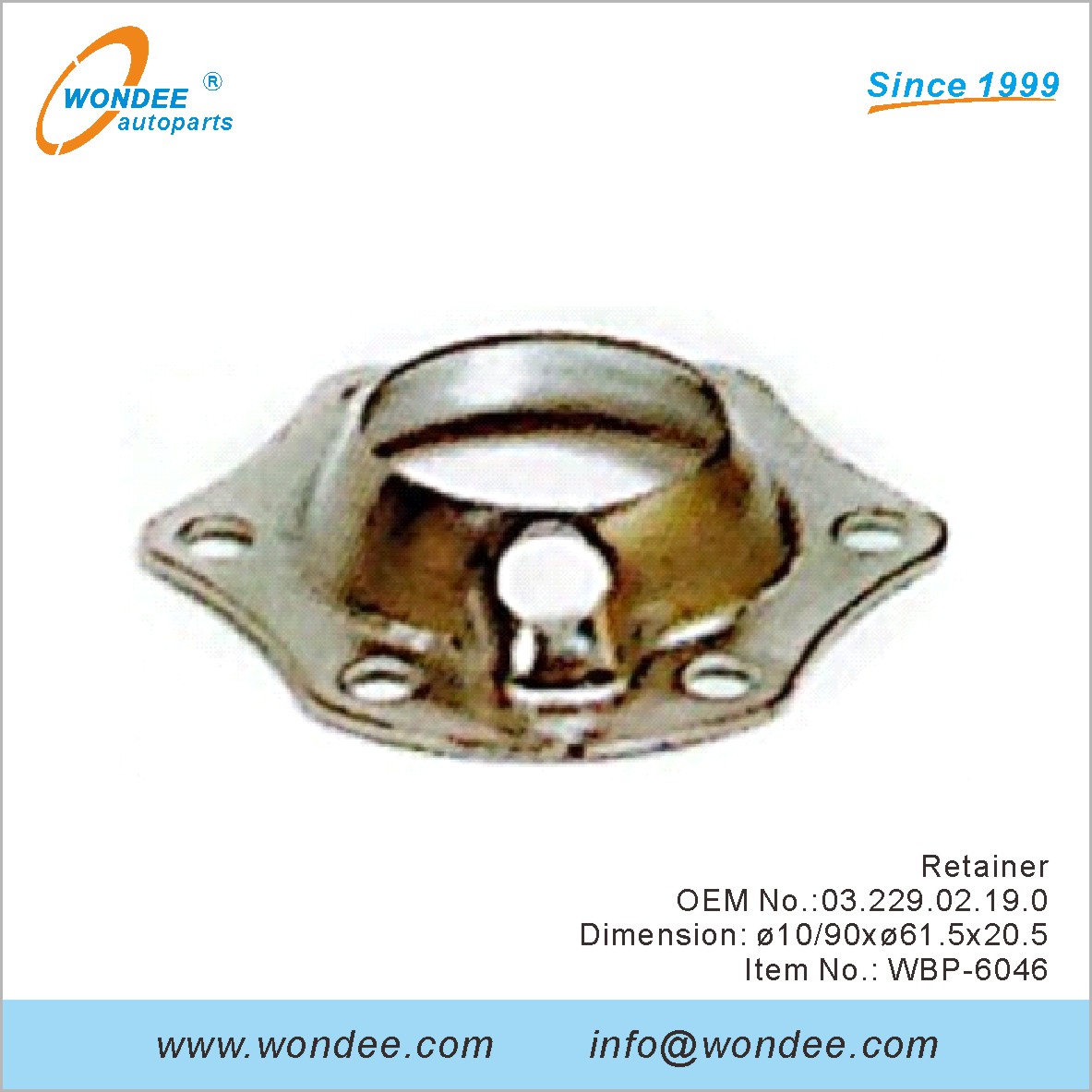 Retenedor OEM 0322902190 para BPW de Wondee