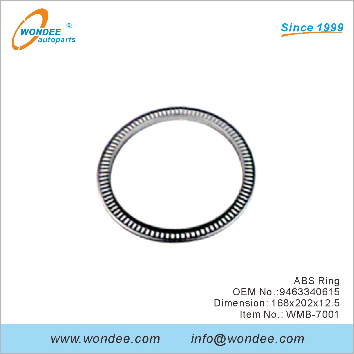 ABS Ring OEM 94633340615 para Benz de Wondee