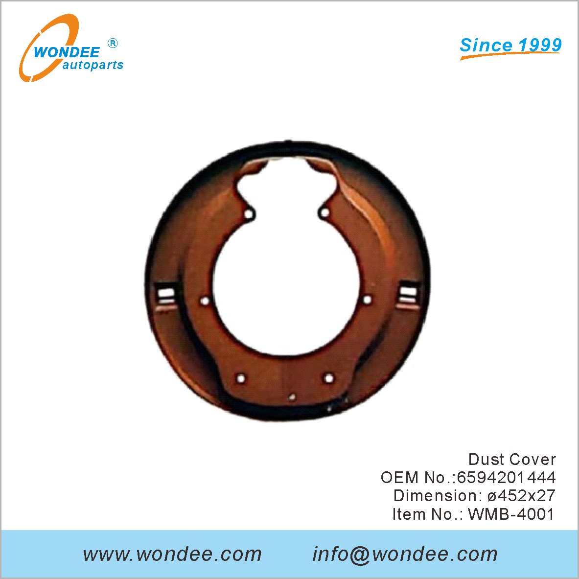 Cubierta de polvo OEM 6594201444 para Benz de Wondee