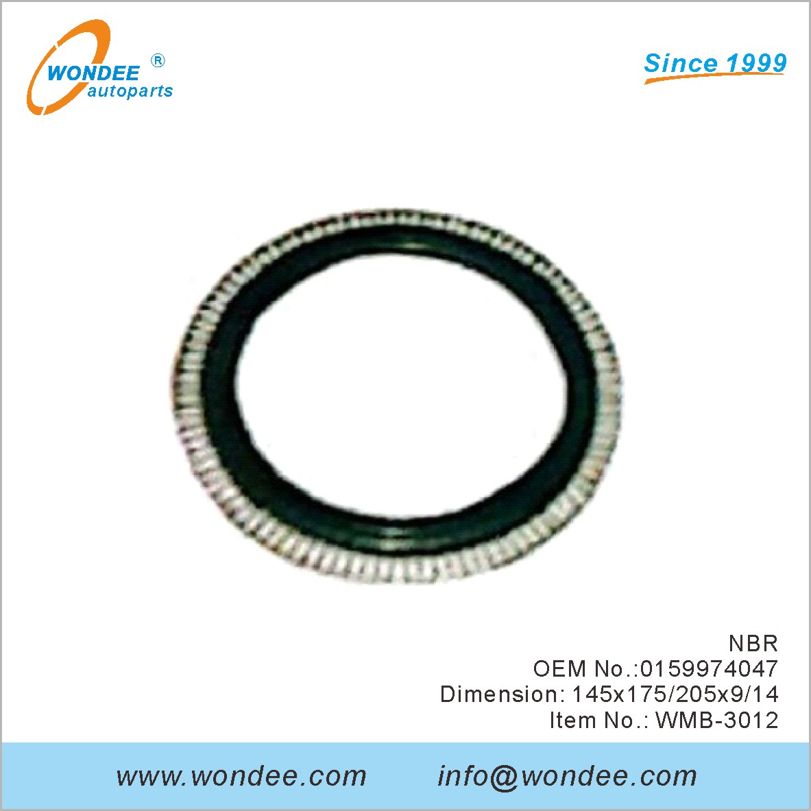 NBR OEM 0159974047 para Benz de Wondee