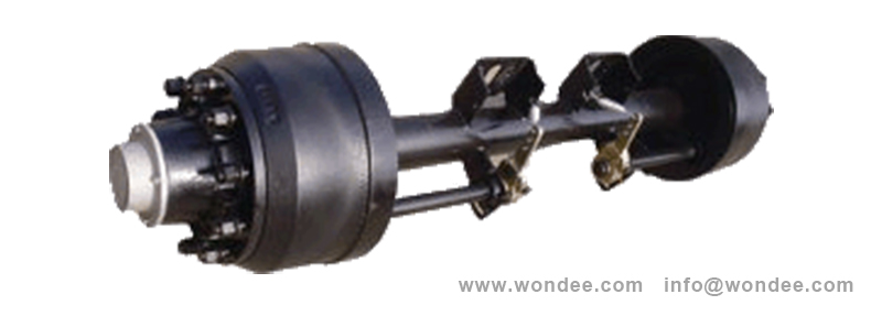 14-Brazil axle Un eje semirremolque de tipo brasileño de 13T de China Fabricante / Wondee Autoparts