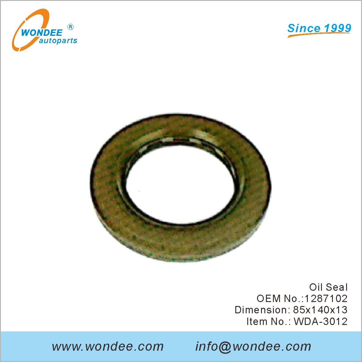 Sello OEM OEM 1287102 para DAF de Wondee 85x140x13