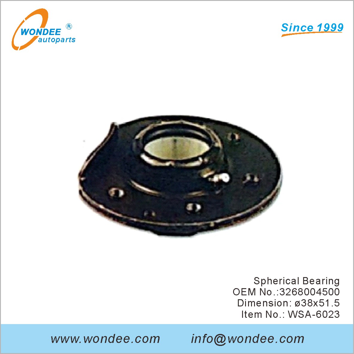 OEM de rodamiento esférico 3268004500 para SAF de Wondee