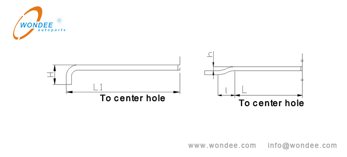 8-Measurement of end bending and compression bending 8-Medición de flexión final y flexión de compresión.