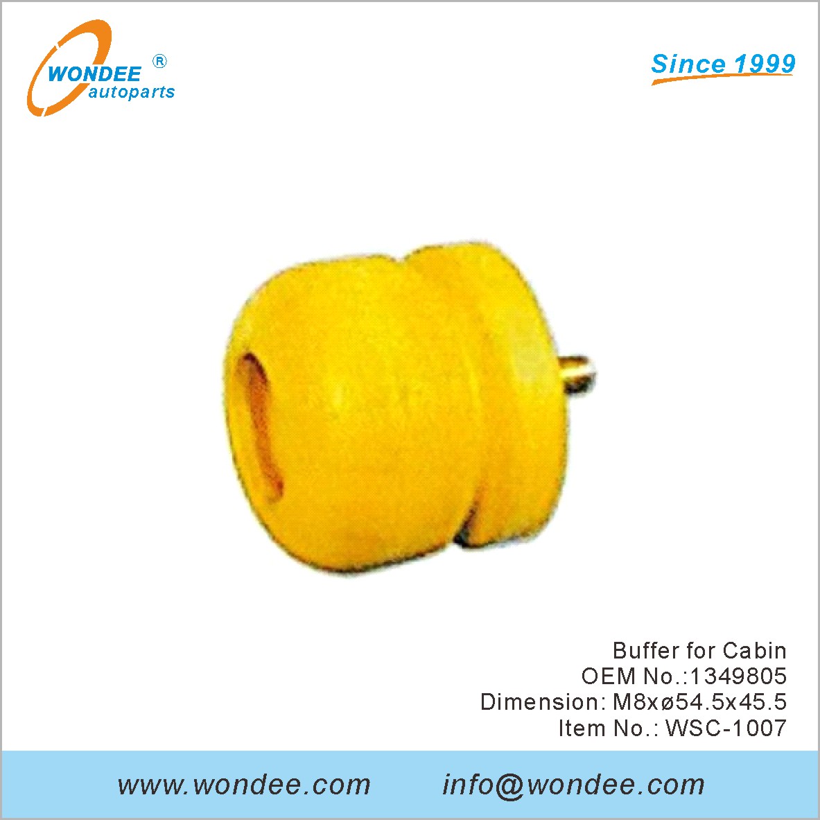 Búfer para cabina OEM 1349805 de Wondee