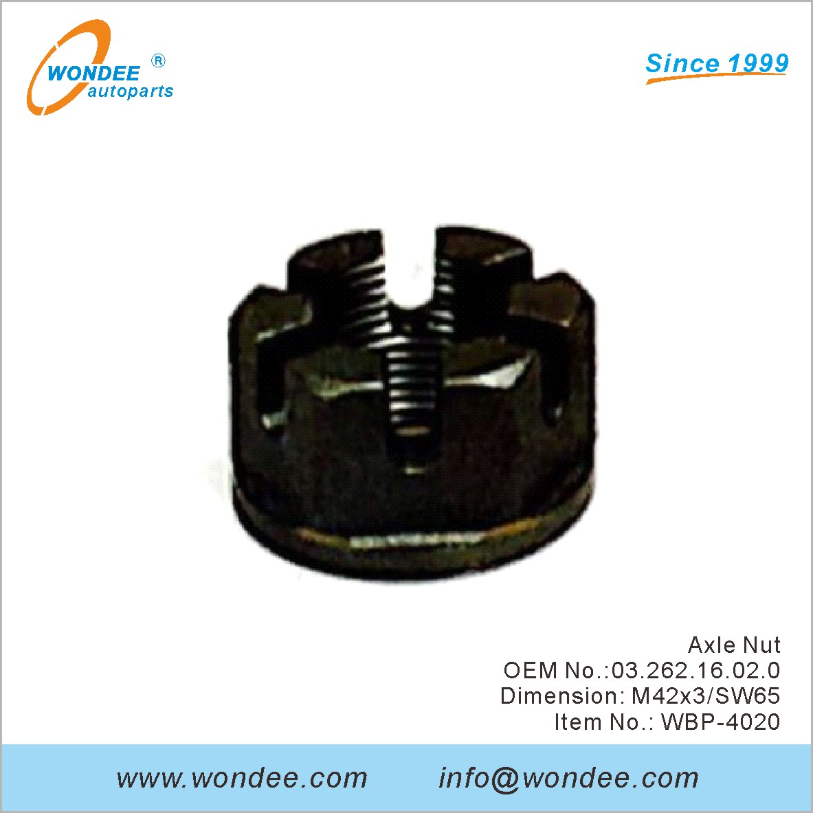 Axle Nut OEM 0326216020 para BPW de Wondee