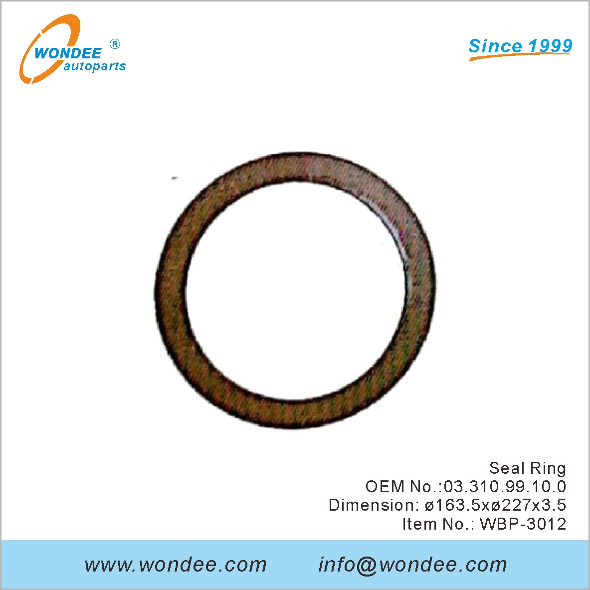 SEAL RING OEM 0331099100 para BPW de Wondee