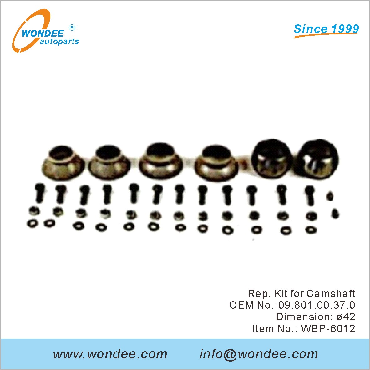 Kit de representante para Camshaft OEM 0980100370 para BPW de Wondee