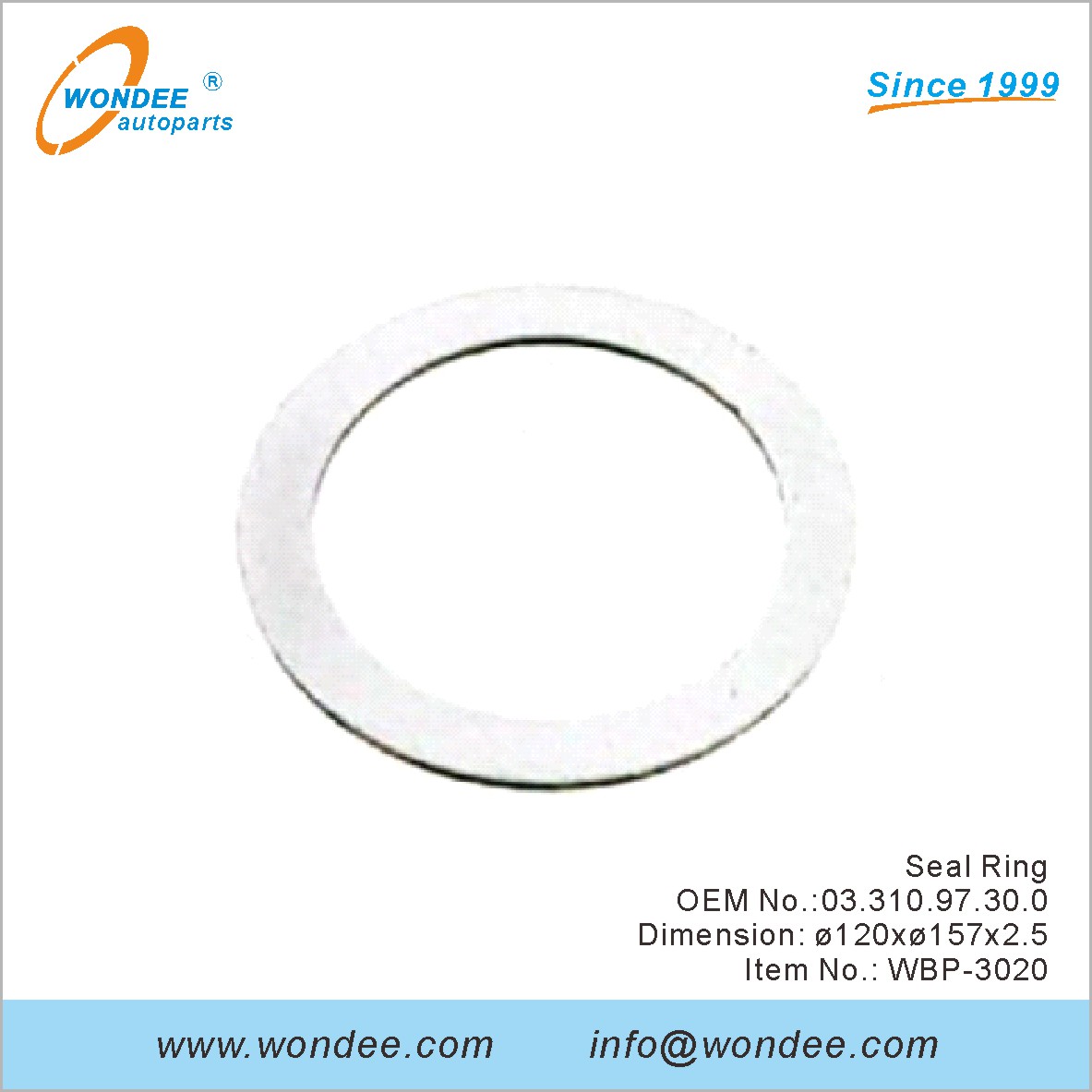 SEAL RING OEM 0331097300 para BPW de Wondee
