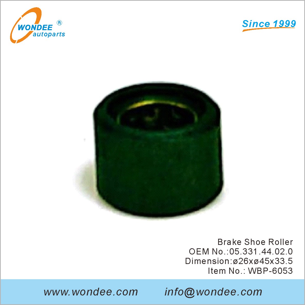 Rodillo de zapatos de freno OEM 0533144020 para BPW de Wondee