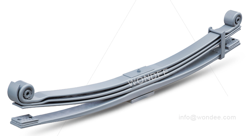 Un resorte de hoja parabólica de doble ojo para camiones Hino resortes traseros de un fabricante de porcelana/Autopartes Wondee