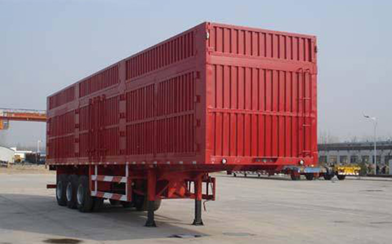 Wondee 3-Axle Van Semi para el transporte de carbón y arena desde el proveedor de China