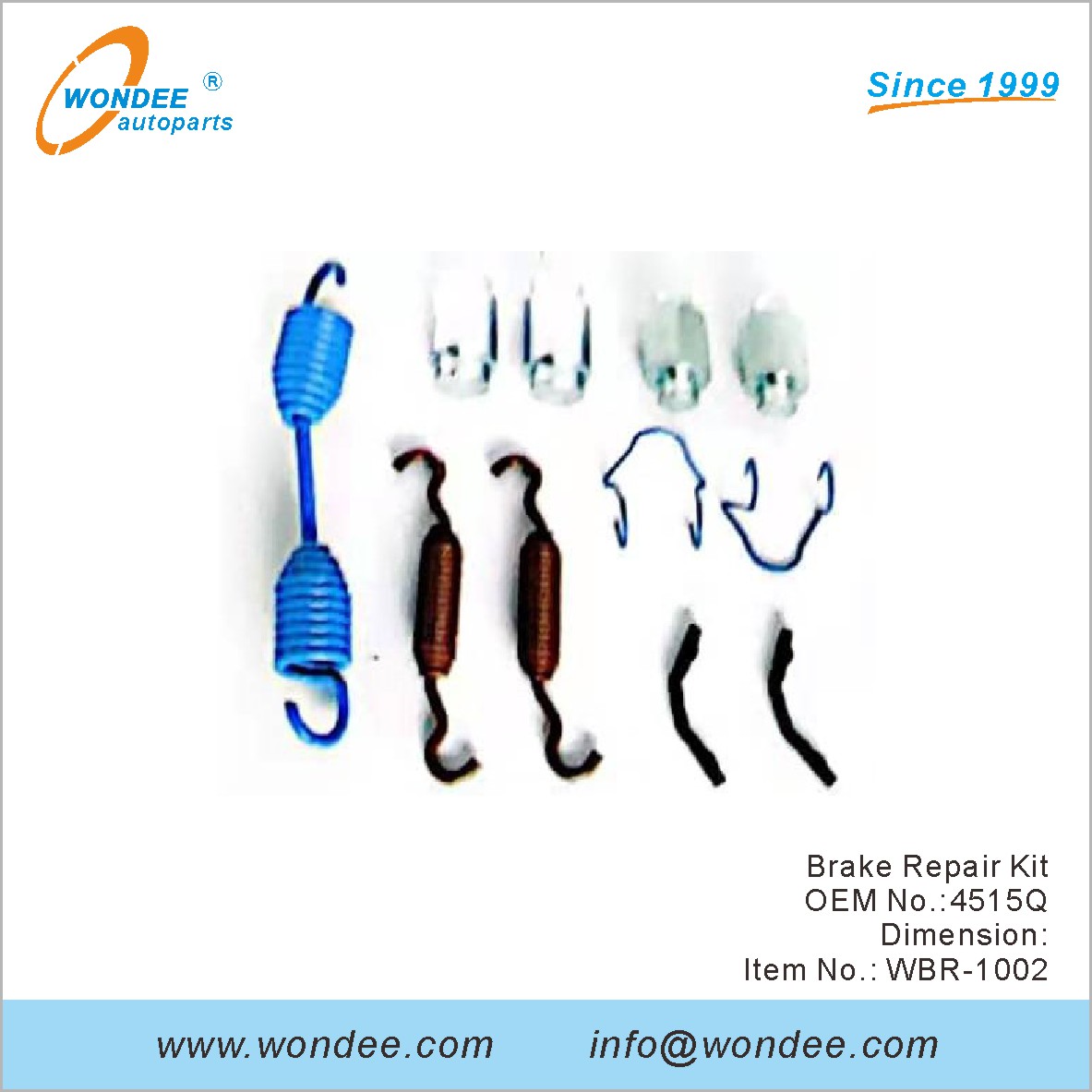 Kit de reparación de frenos OEM 4515Q de Wondee