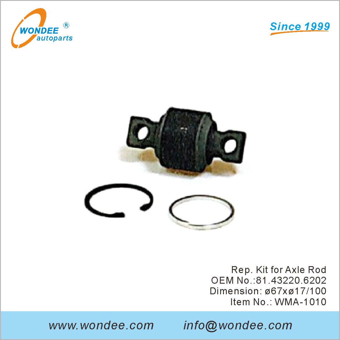 Rep. Kit para la barra de eje OEM 81.43220.6202 para el hombre de Wondee