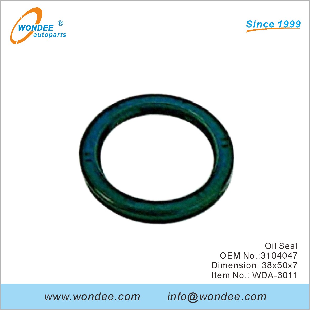Sello de aceite OEM 3104047 para DAF de Wondee