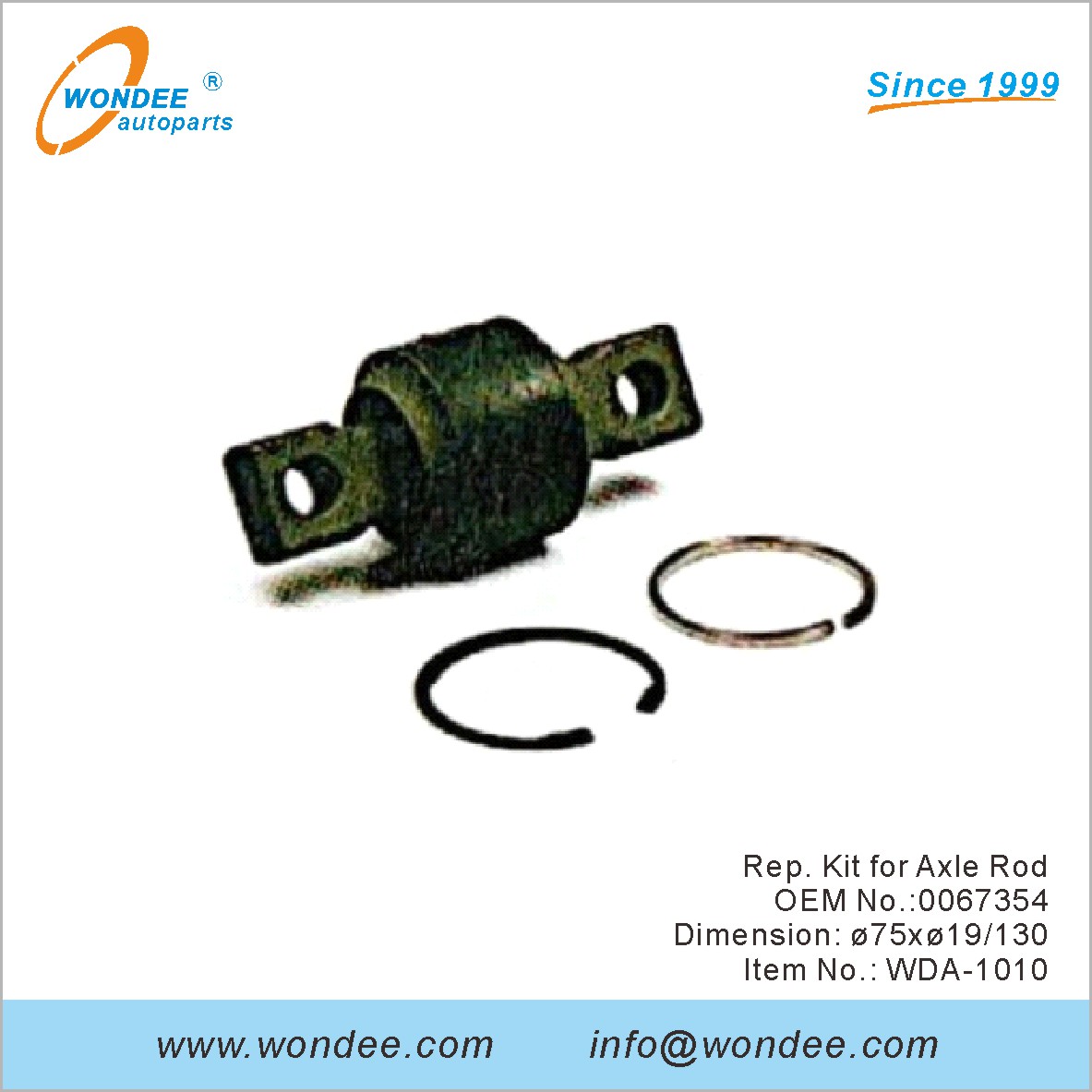 Rep. Kit para la barra de eje OEM 0067354 para DAF de Wondee