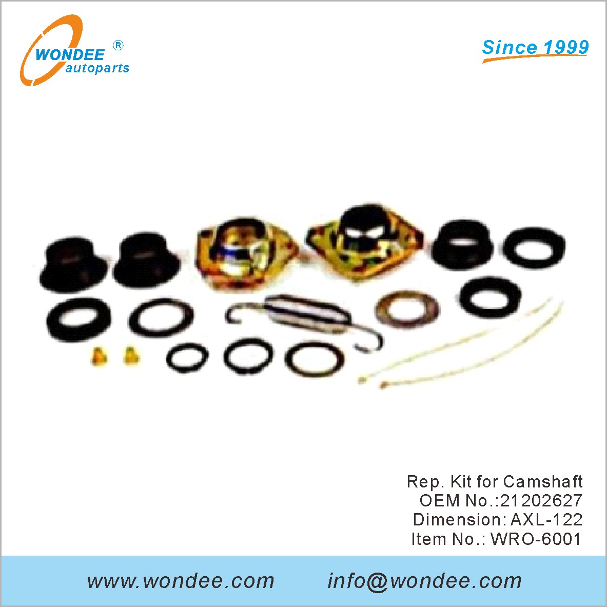 Rep. Kit para Camshaft OEM 21202627 para ROR de Wondee