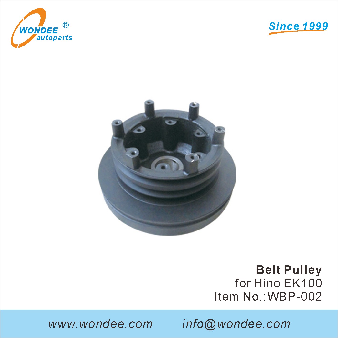 Polea de correa de Wondee (2)