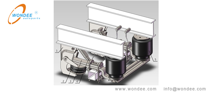 01 diagrama de schemático de la suspensión de aire de remolque de elevación