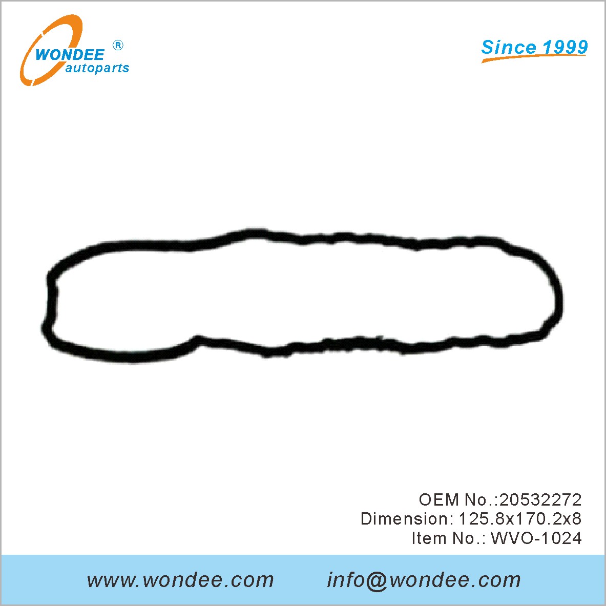 OEM 20532272 para Volvo de Wondee