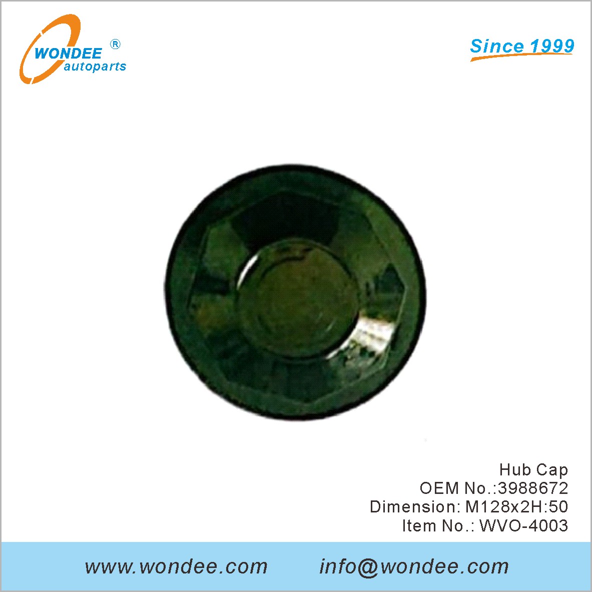 Hub Cap OEM 3988672 para Volvo de Wondee