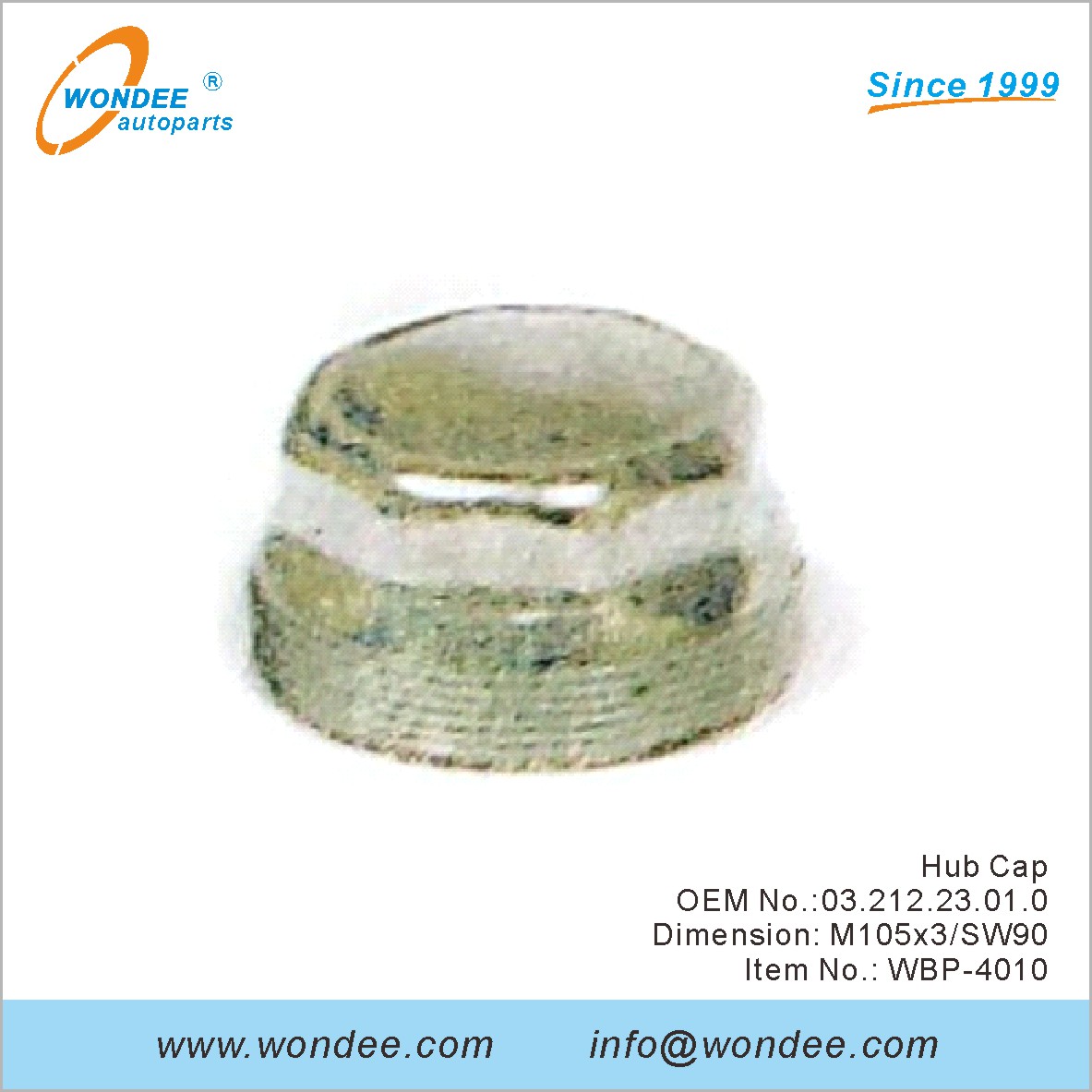 Hub Cap OEM 03212223010 para BPW de Wondee