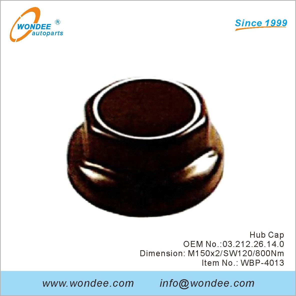 Hub Cap OEM 0321226140 para BPW de Wondee
