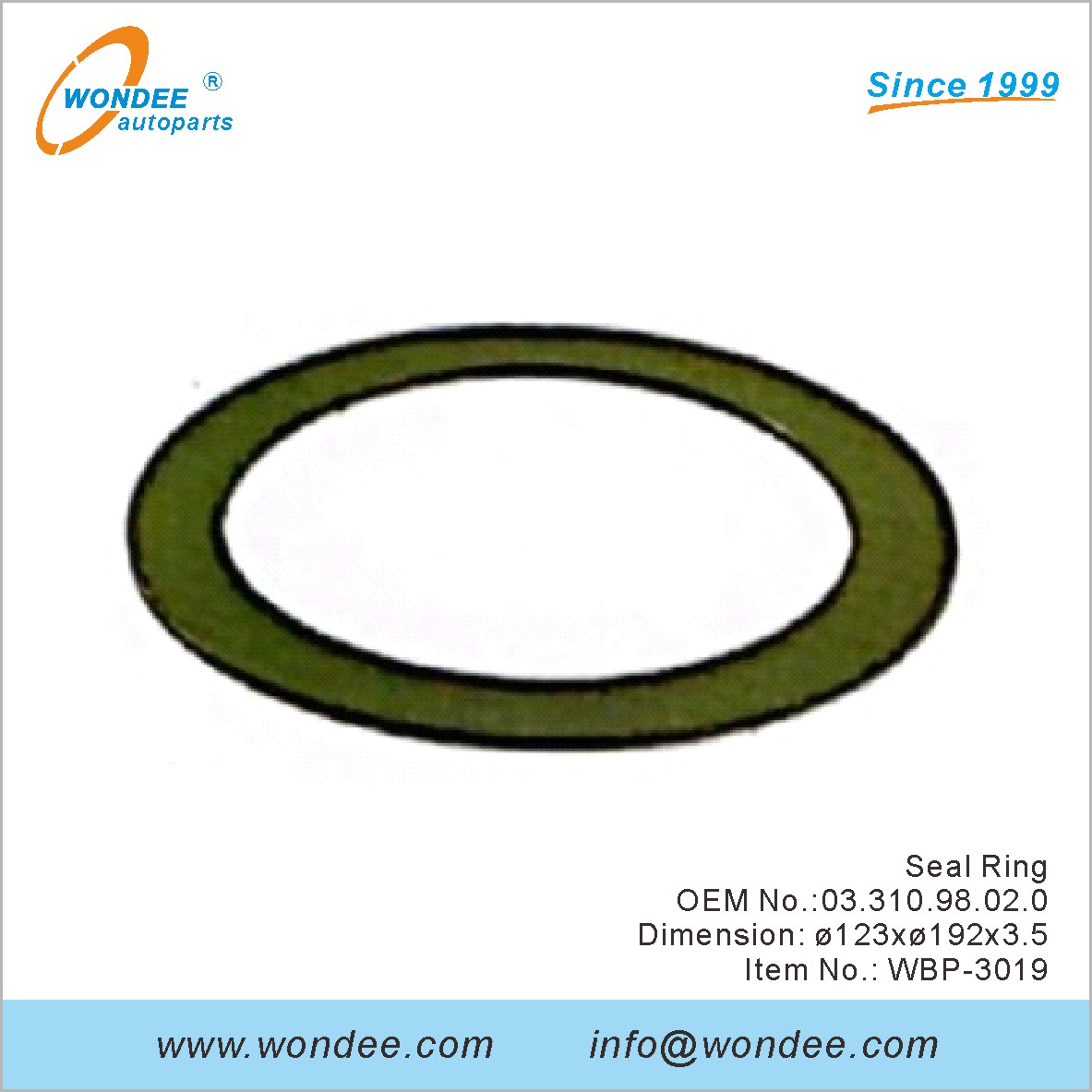 SEAL RING OEM 0331098020 para BPW de Wondee