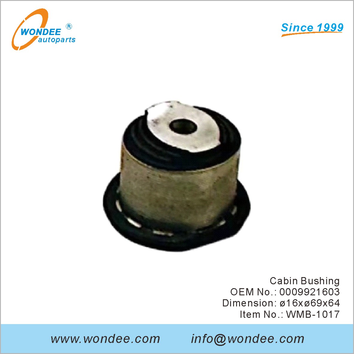 Cabina de buje OEM 0009921603 para Benz de Wondee