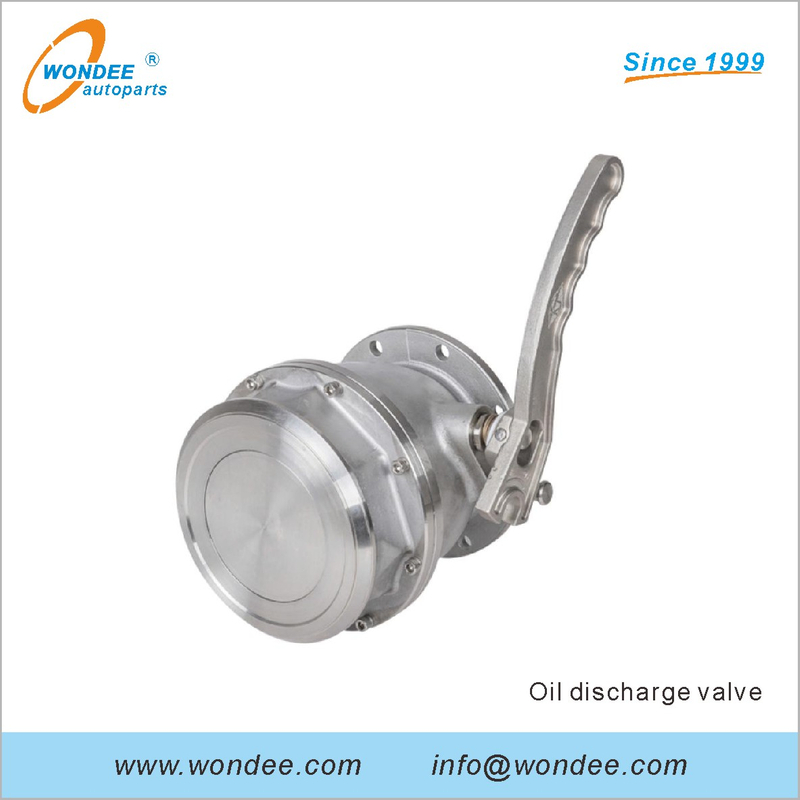 Válvula de descarga de aceite para piezas de camiones de combustible