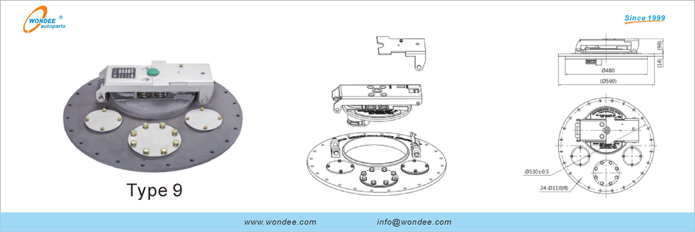 Cubierta de manejo del cisterner para diesel y gasolina de Wondee Autoparts (14)