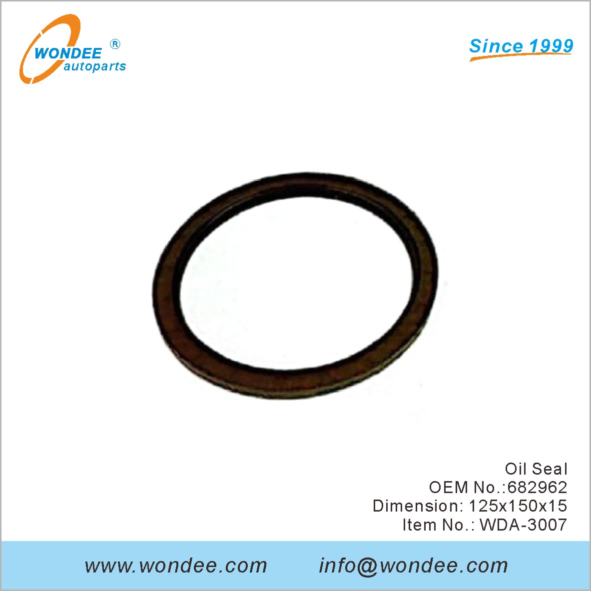 Sello de aceite OEM 682962 para DAF de Wondee