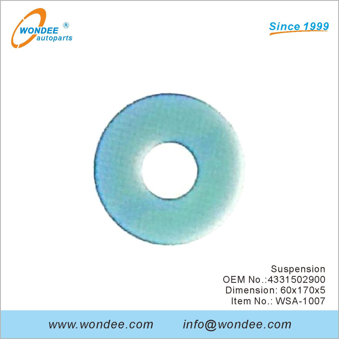 Suspensión OEM 4331502900 para SAF de Wondee