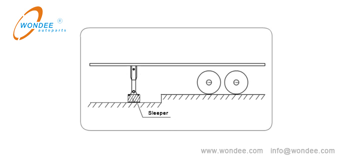 25T Equipo de aterrizaje de Jost para remolque semi de servicio pesado de China Fabricante / Wondee Autoparts