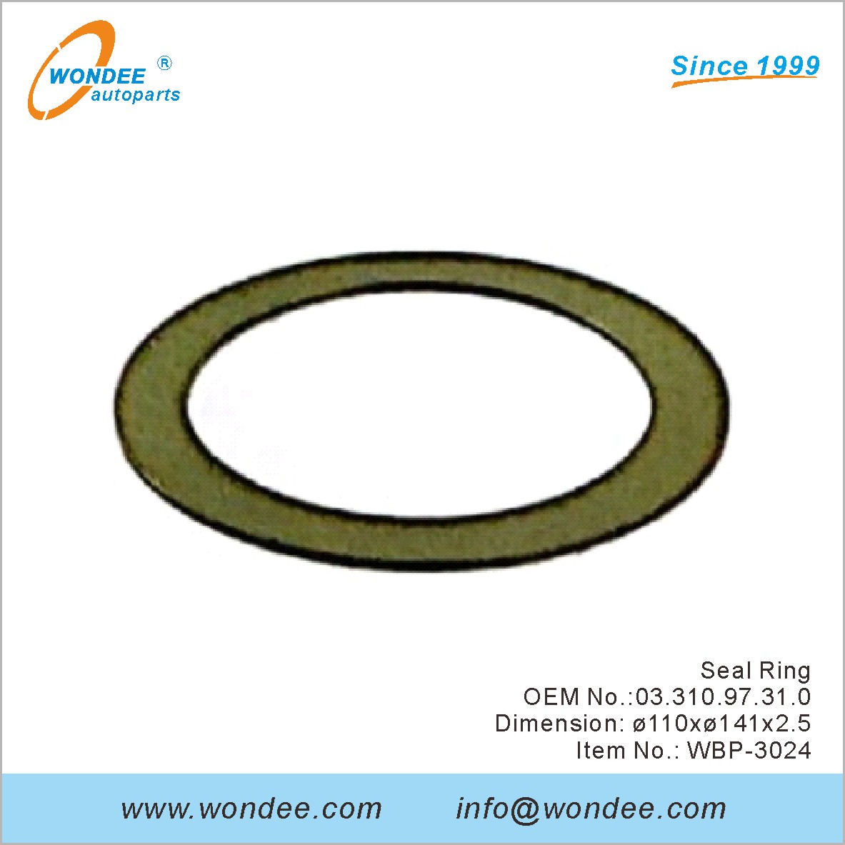SEAL RING OEM 0331097310 para BPW de Wondee