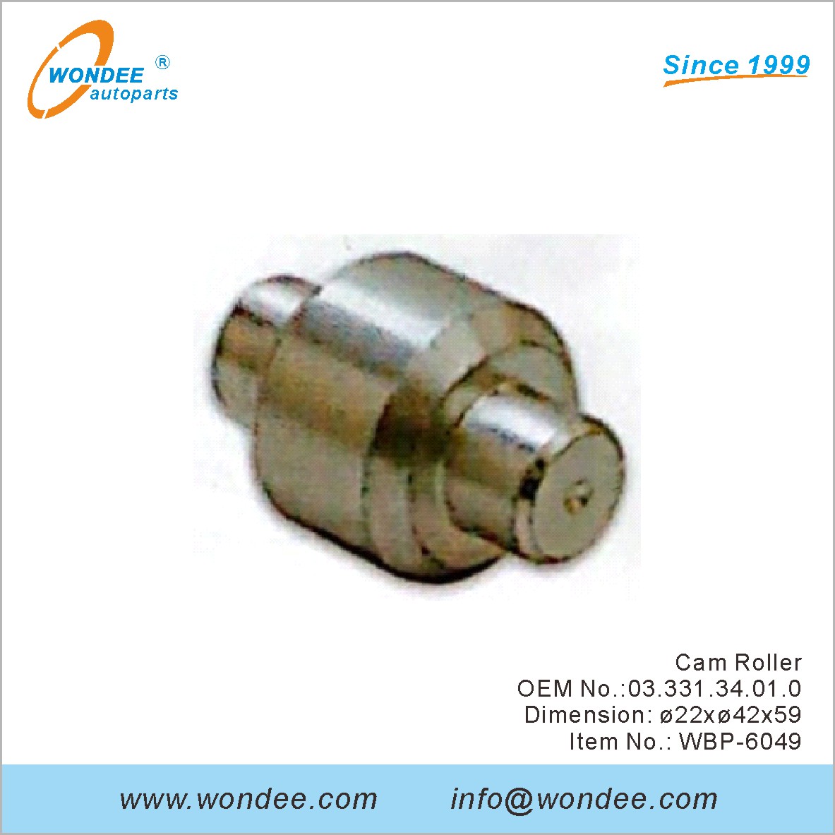 Cam Roller OEM 03333134010 para BPW de Wondee