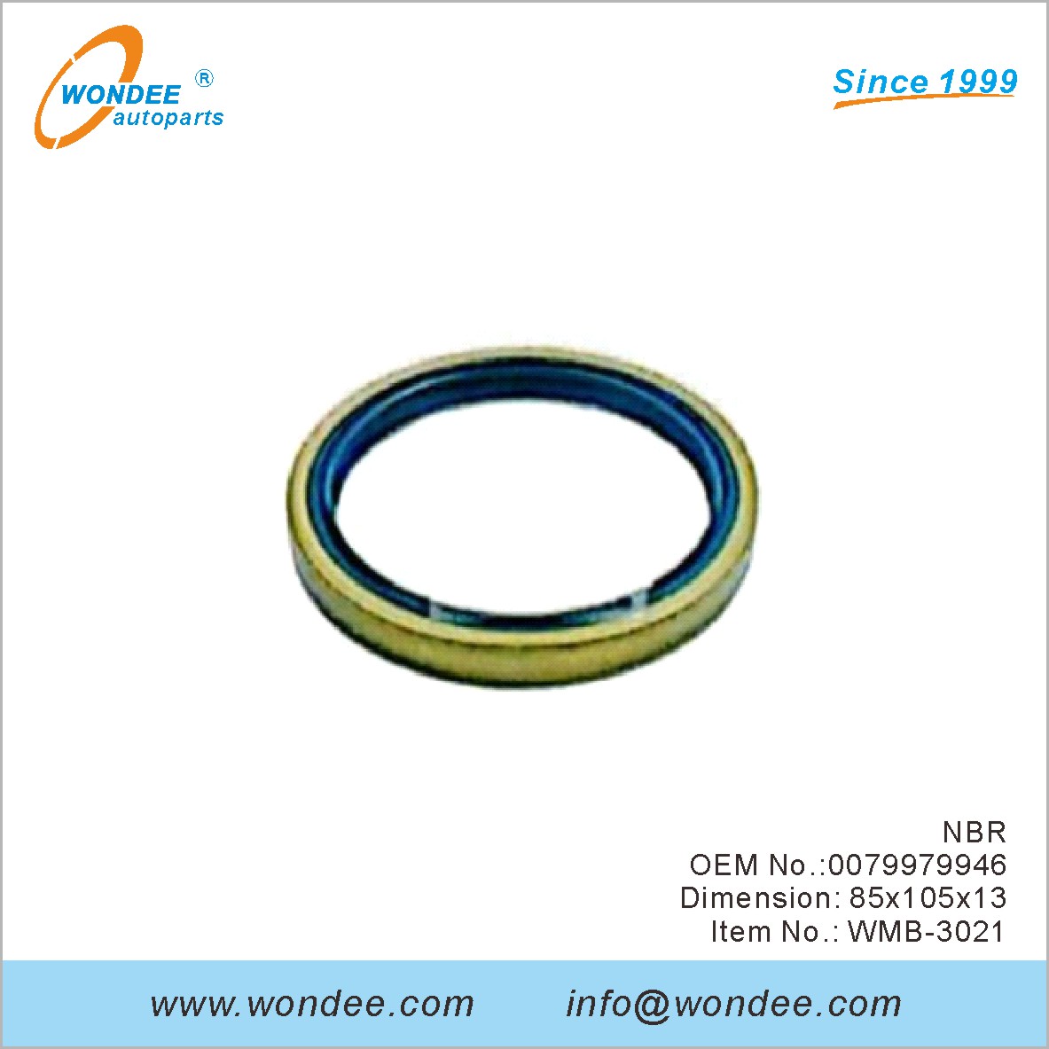 NBR OEM 0079979946 para Benz de Wondee