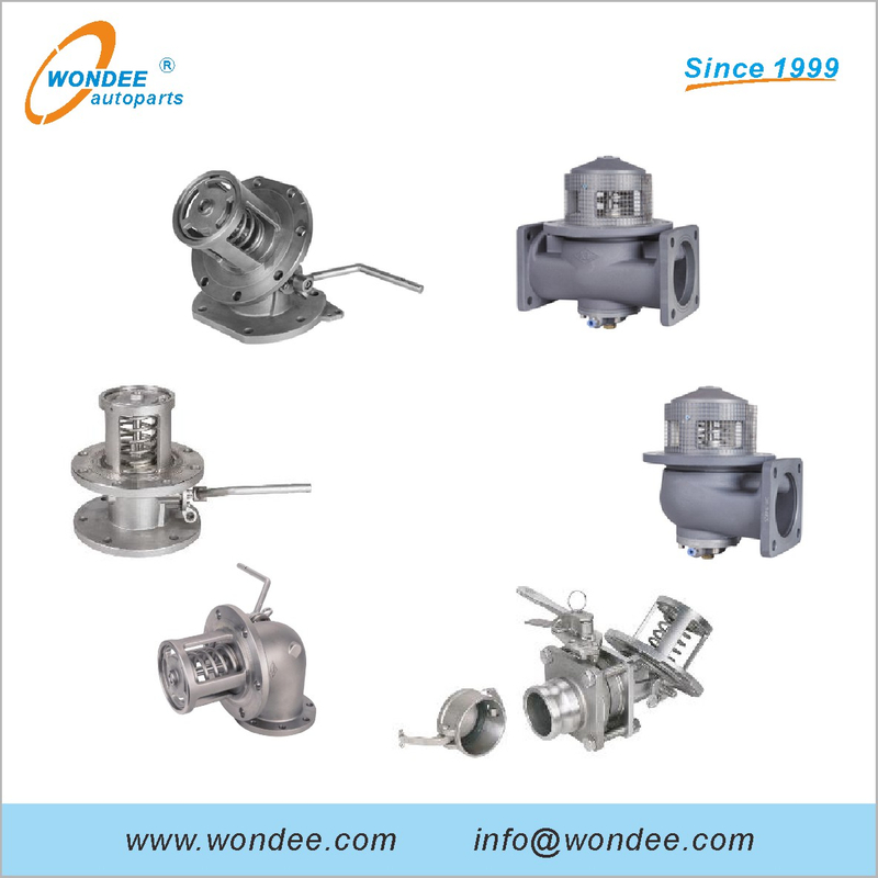 Válvula de corte de emergencia para piezas de camiones de combustible