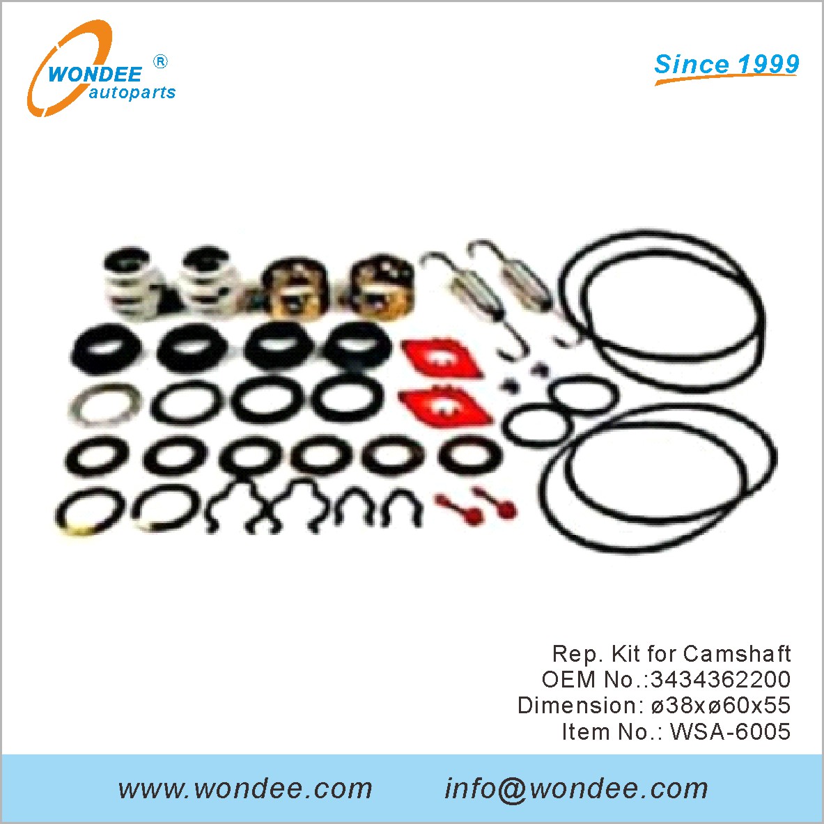 Rep. Kit para Camshaft OEM 3434362200 para SAF de Wondee