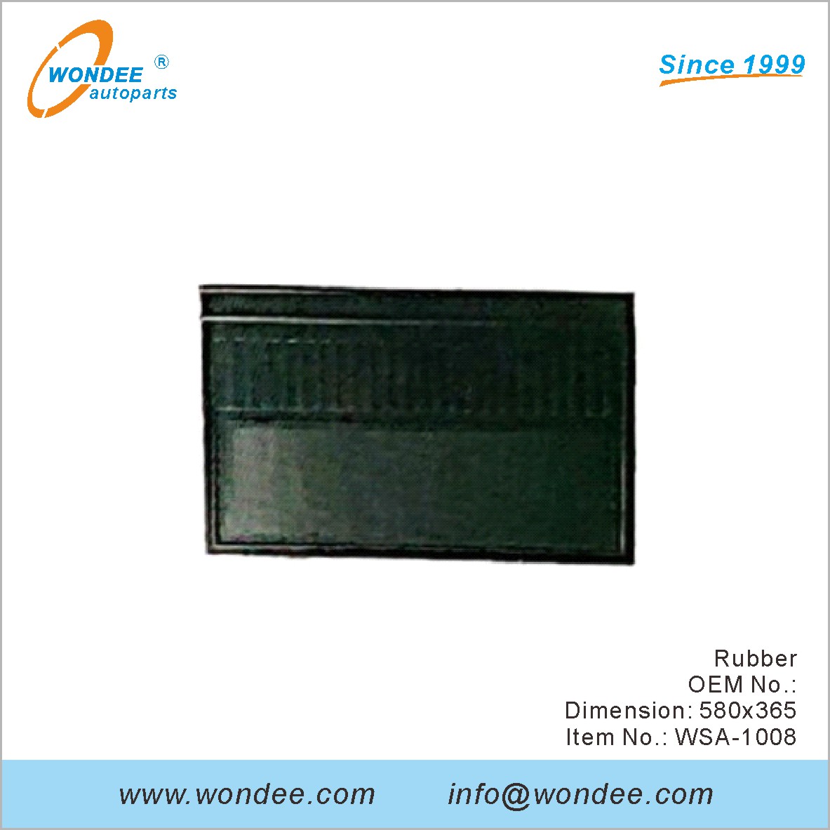 OEM de goma para SAF de Wondee