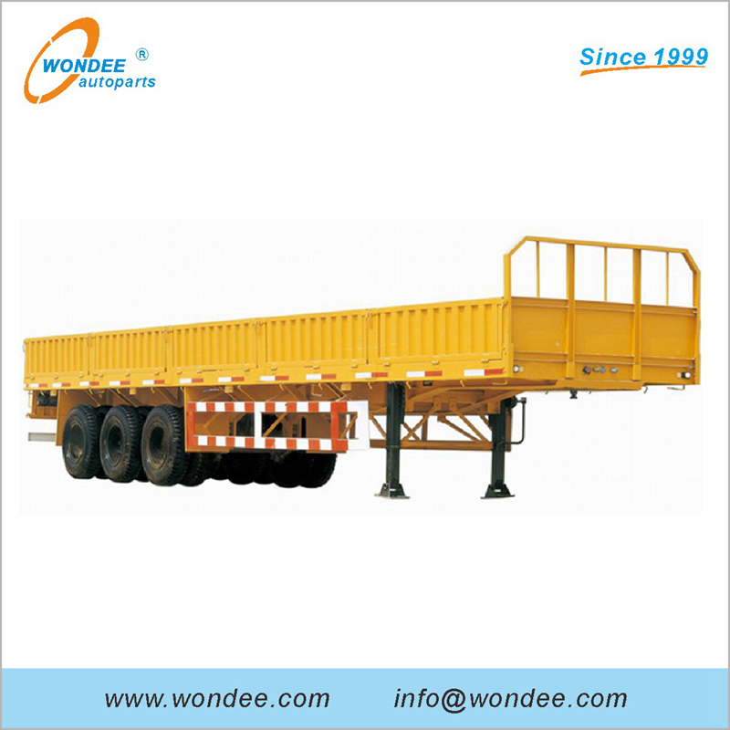 Semirremolques de cerca de 3 ejes de 12,4 M de 3 ejes para transporte de carga a granel 2